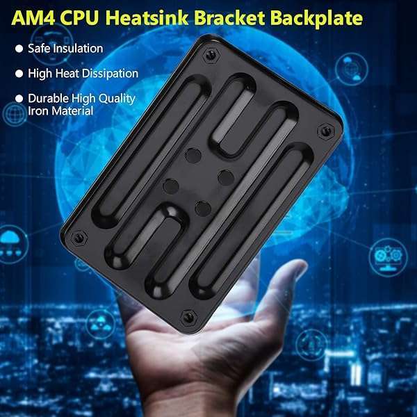 Tangxi AM4 CPU Heatsink Bracket Backplate - Durable Radiator Base Holder for Optimal Cooling - View 4 of 9