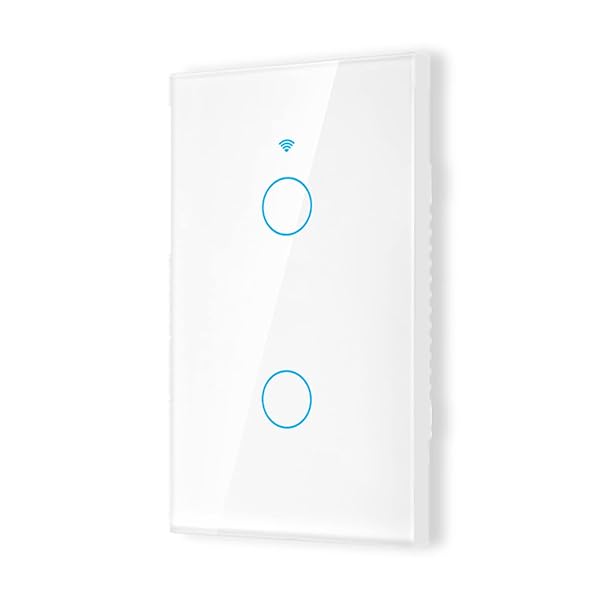 Highly Sensitive Touch Remote Switch for Google Voice Control - 2-Way AC (White) - Smart Home Solution