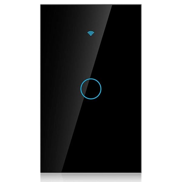 Sonew Highly Sensitive Remote Switch for Google - 1-Way AC Control with Touch Keys (Black)