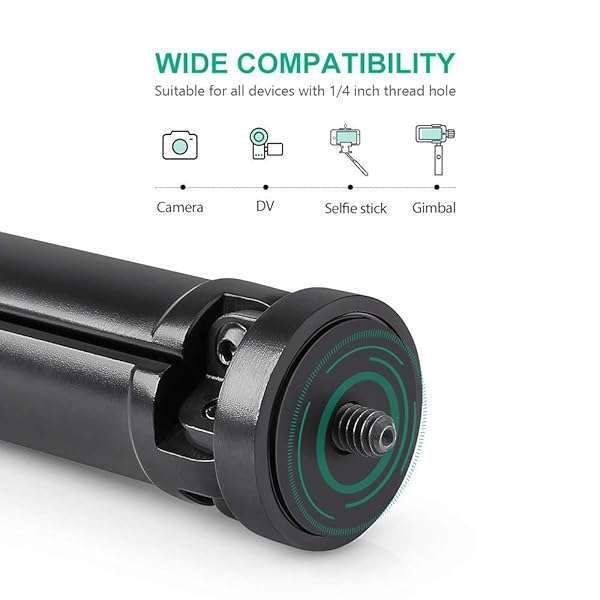 Zeadio Zeadio Metal Mini Tripod: 20kg Load, Perfect for Smooth 4, Crane Plus, Osmo Mobile & All Cameras - View 3 of 6