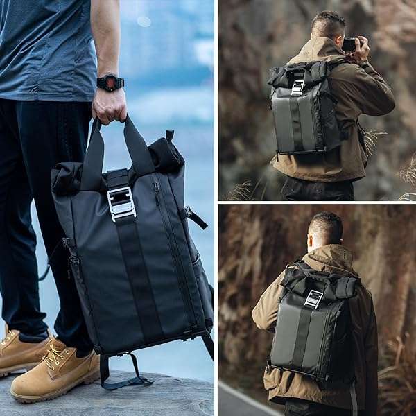 Besnfoto Waterproof Camera Backpack for DSLR & Mirrorless - Besnfoto with Laptop Compartment & Rain Cover - View 7 of 8