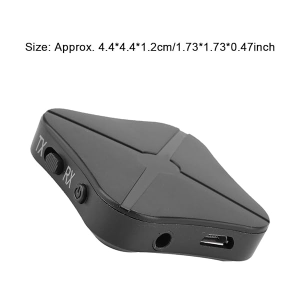 ASHATA ASHATA Bluetooth Transmitter Receiver KN319 Bluetooth 4.2 Stereo Audio Adapter for Car and Home Speakers - View 7 of 9