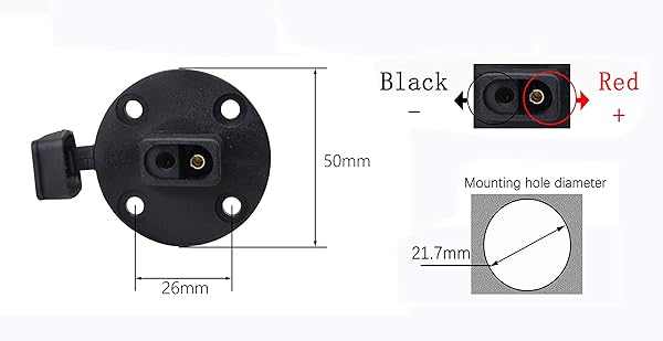 CERRXIAN CERRXIAN 30CM 12AWG SAE Socket Solar Weatherproof Sidewall Port DIY Cord Quick Disconnect Wire Harness for Motorcycle Car Generator - View 4 of 7