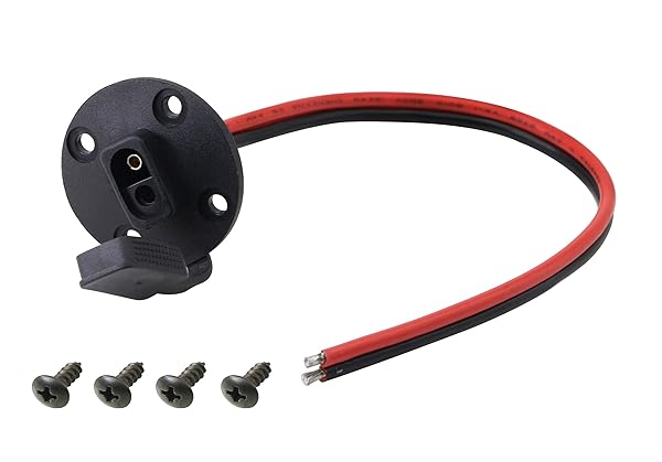 CERRXIAN CERRXIAN 30CM 12AWG SAE Socket Solar Weatherproof Sidewall Port DIY Cord Quick Disconnect Wire Harness for Motorcycle Car Generator