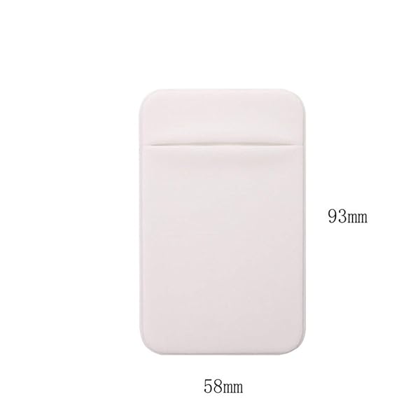 Kbinter Kbinter Slim Credit Card Holder for Cell Phone Stretchy Ultra Lycra Self Adhesive Wallet for ID and Credit Cards Compatible with iPhone Android Galaxy - View 2 of 7