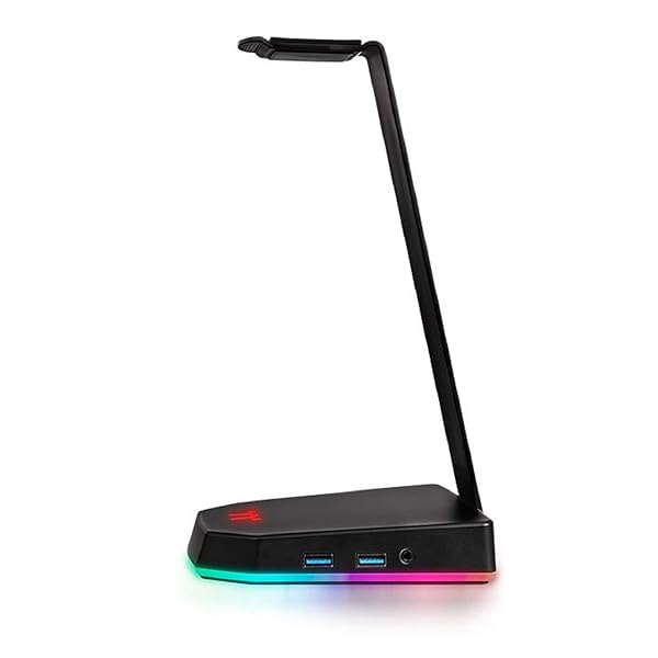 Thermaltake Thermaltake E1 RGB Gaming Headset Stand - GEA-TTP-THSBLK-06 Black | Ultimate Gaming Accessory - View 6 of 8