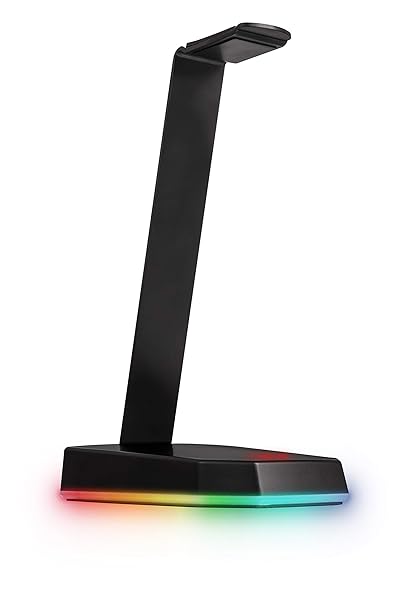 Thermaltake Thermaltake E1 RGB Gaming Headset Stand - GEA-TTP-THSBLK-06 Black | Ultimate Gaming Accessory - View 7 of 8