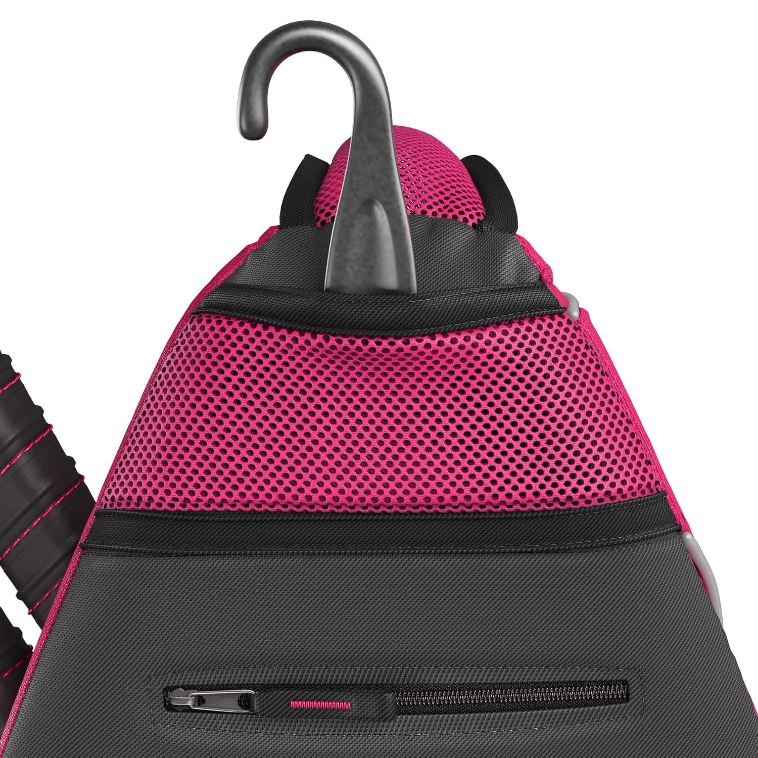 Athletico Athletico Sling Bag Crossbody Backpack for Pickleball Tennis Racketball Travel for Men and Women Pink - View 6 of 9