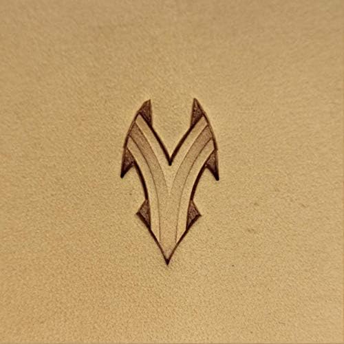 DandS ltd Leather Stamp Tool for Basket Weave Carving - Brass Punches #163B for Crafting & Saddle Work - View 4 of 6