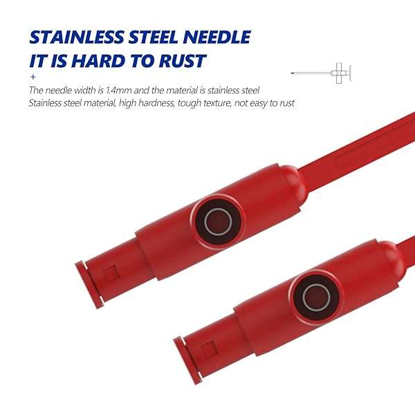 Walfront 2PCS Puncture Probe Wire Piercing Test Clip - Automotive Test Cable Kit for Car Repair & Multimeter Testing - View 6 of 10