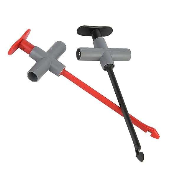 Walfront 2PCS Puncture Probe Wire Piercing Test Clip - Automotive Test Cable Kit for Car Repair & Multimeter Testing - View 10 of 10