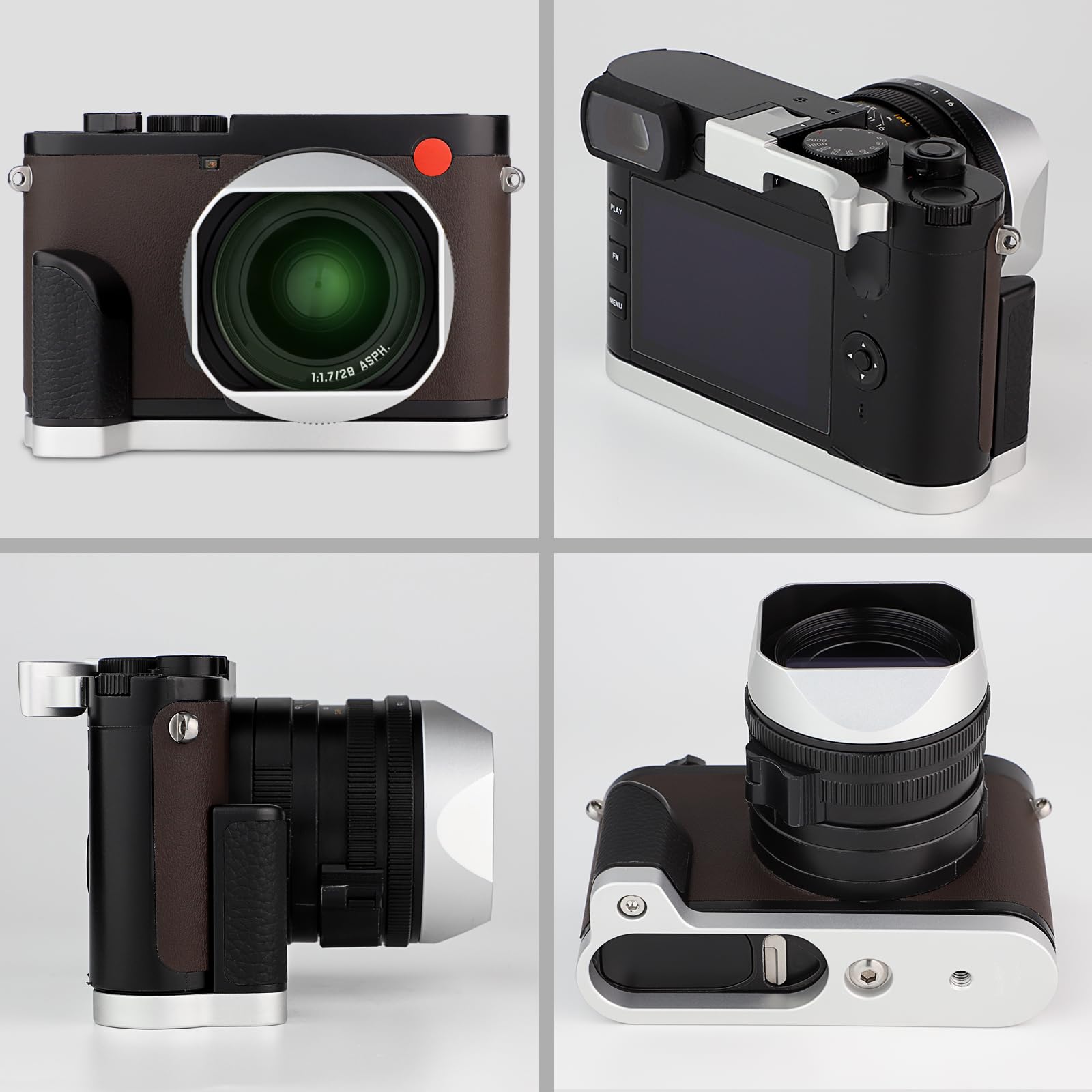 Haoge HG-Q2W Hand Grip Bracket Holder for Leica Q2 Camera Body Enhance Stability and Control - View 8 of 9