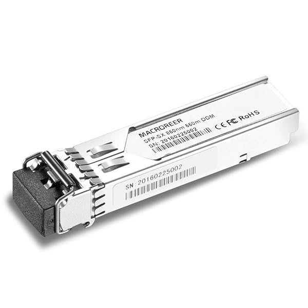 Macroreer Macroreer HP J4858C Gigabit-SX-LC SFP Transceiver Mini-GBIC 550m 850nm Network Module for High-Speed Connectivity