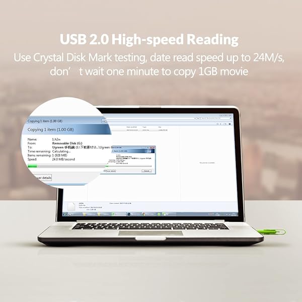 BORLTER CLAMP BorlterClamp 32GB USB Flash Drive Dual Port OTG Thumb Drive for Android Smartphone Tablet and Computer Green - View 6 of 8