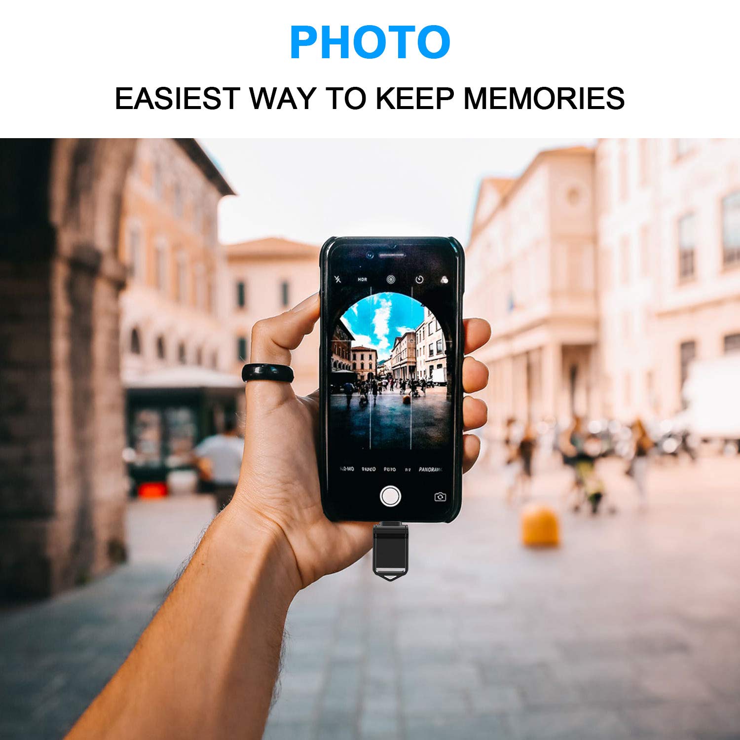 Aiibe Aiibe 128GB USB C Flash Drive Dual Drive Type-C Thumb Drive Black High Speed Storage Solution - View 7 of 8