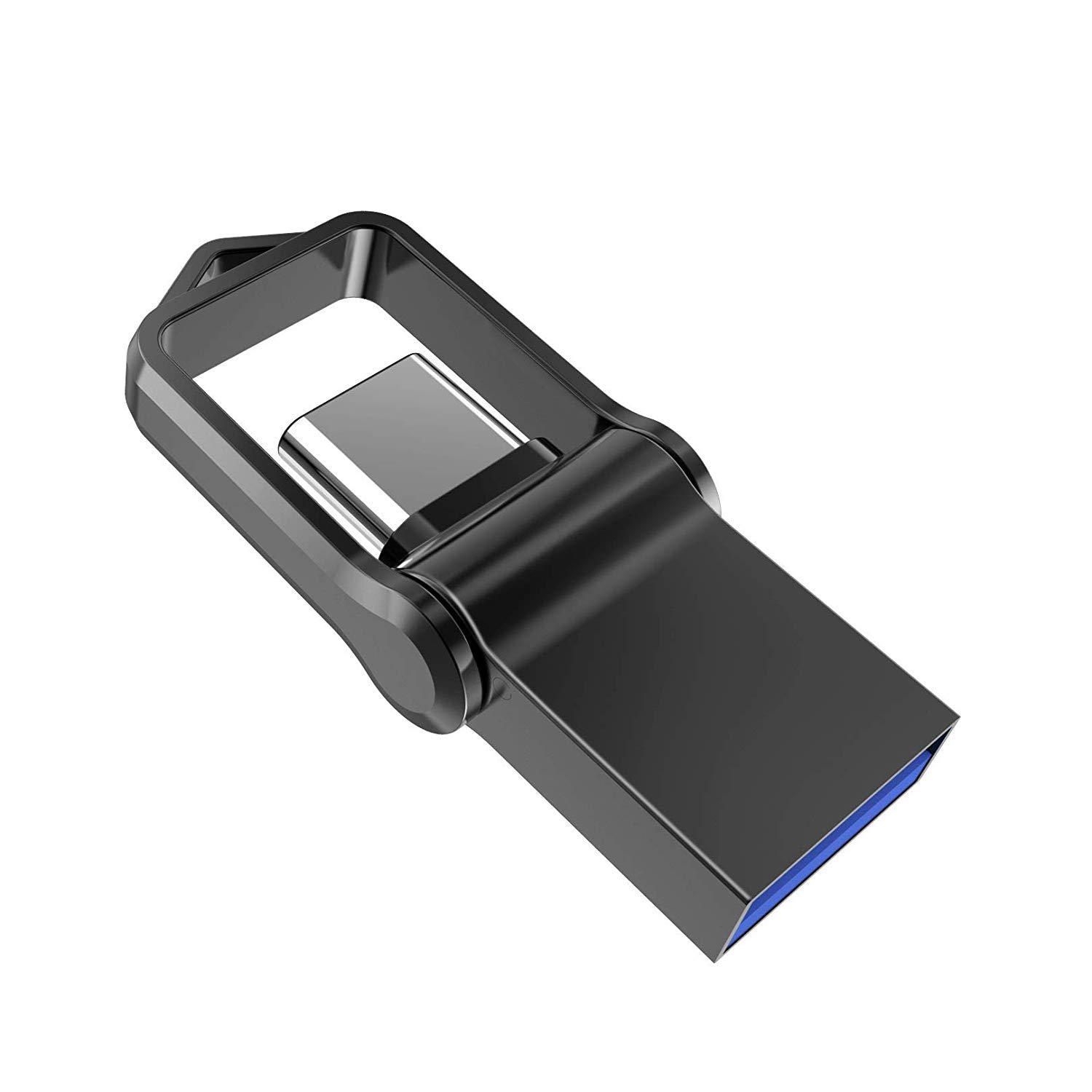 Aiibe 128GB USB C Flash Drive Dual Drive Type-C Thumb Drive Black High Speed Storage Solution