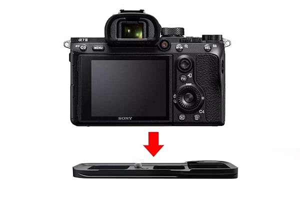 HITHUT "Buy HITHUT Hand Grip Quick Release Metal Base Plate for Sony A7M3, A7III, A7RIII, A9 - 1/4" Screw & Hex Wrench Included" - View 6 of 7