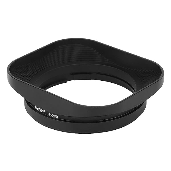 Haoge Haoge LH-X50 Bayonet Square Metal Lens Hood for Fujifilm XF 50mm F2 R WR Compatible with X-Pro X-T and X-E Series Cameras - View 2 of 9