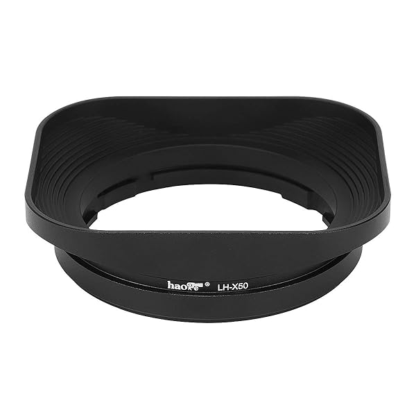 Haoge Haoge LH-X50 Bayonet Square Metal Lens Hood for Fujifilm XF 50mm F2 R WR Compatible with X-Pro X-T and X-E Series Cameras - View 3 of 9
