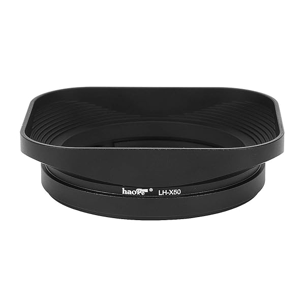 Haoge Haoge LH-X50 Bayonet Square Metal Lens Hood for Fujifilm XF 50mm F2 R WR Compatible with X-Pro X-T and X-E Series Cameras - View 4 of 9