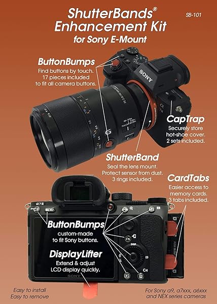ShutterBands ShutterBands Enhancement Kit: 5 Essential Accessories for Sony E-Mount Cameras