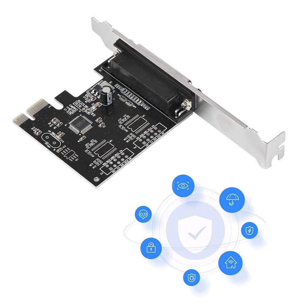 Diyeeni PCIE to DB25 LPT Parallel Port Expansion Card PCI Converter Adapter for Printers Programmers Scanners Support DOS 8 7 - View 5 of 8