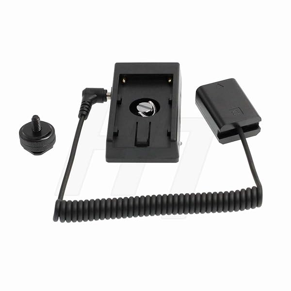 HangTon NP-F970 Battery Mount Plate with NP-FW50 Cable for Sony ZVE10 Alpha NEX A7 A7M2 A7RII A6300 A6500 Cameras