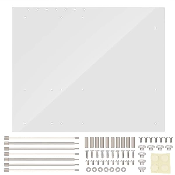 Acrylic Frame 4mm Transparent DIY Base Stand for ATX Motherboard High Performance PC Open Frame