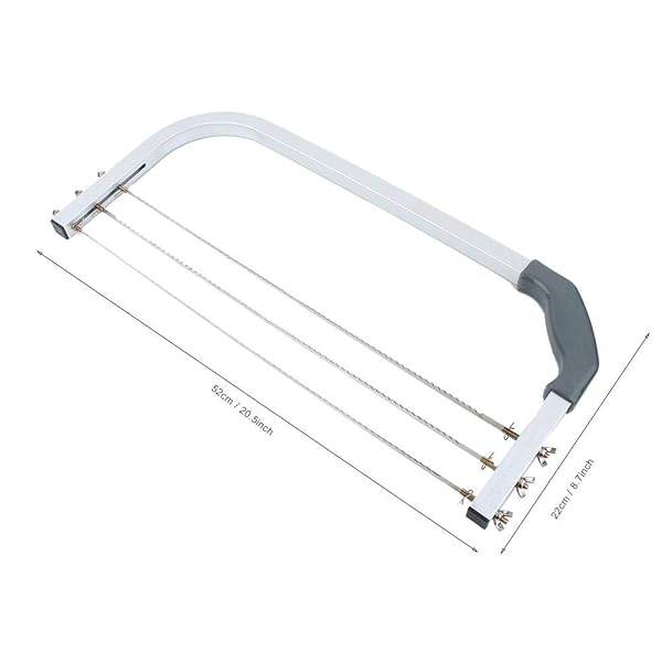 TOPINCN TOPINCN Stainless Steel Adjustable Wire Cake Cutter Slicer Leveler for Perfect Baking Results - View 2 of 9