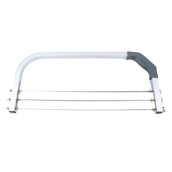 TOPINCN TOPINCN Stainless Steel Adjustable Wire Cake Cutter Slicer Leveler for Perfect Baking Results - View 6 of 9