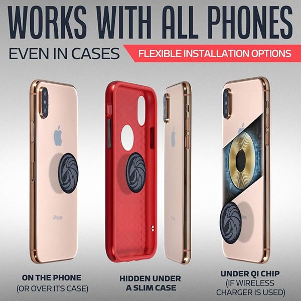 CAW.CAR Accessories Universal Car Phone Mount Magnetic All-Metal iPhone Car Mount One-Handed Cell Phone Holder for Any Smartphone or GPS Dashboard - View 6 of 7