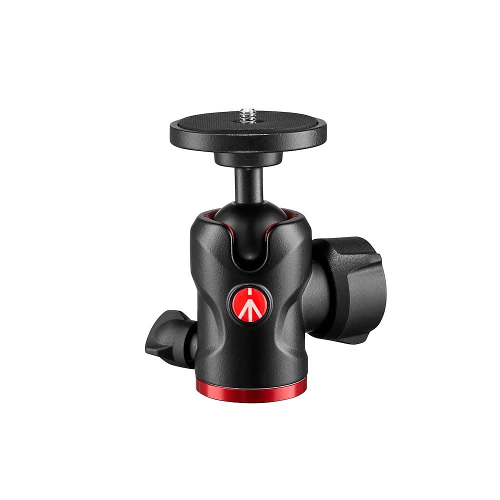Manfrotto 490 Centre Ball Head for Camera Tripods Ergonomic Fluid Ball Head Photography Accessories Simple Intuitive Design