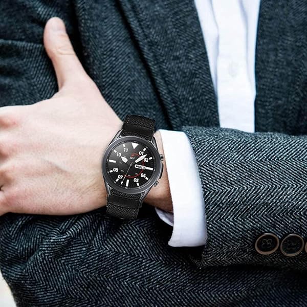 Olytop Buy Olytop 22mm Nylon Bands for Galaxy Watch 46mm, 3 45mm & Gear S3 - 2 Pack Sports Replacement Straps - View 5 of 8