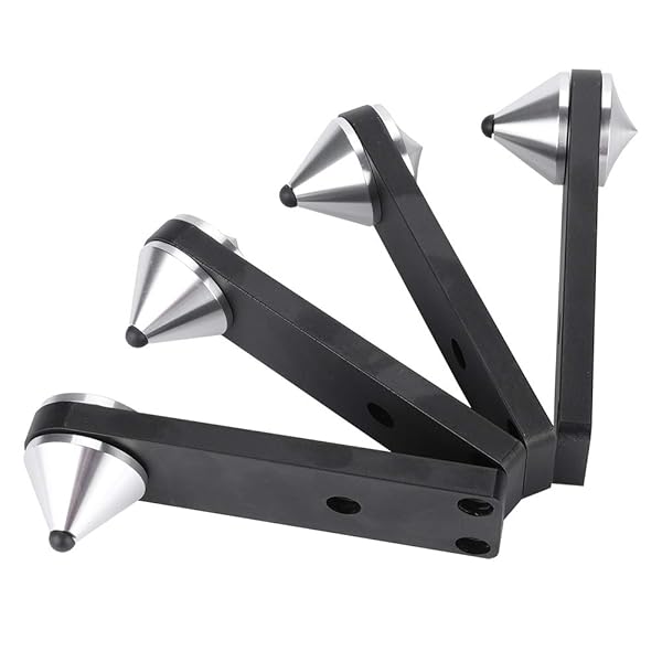 Wendry Adjustable 4PCS Stage Speaker Stands for Subwoofer and Speaker Frame Base Audio Suspension Bracket Foot Bracket