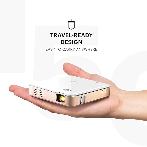 KODAK Buy KODAK Luma 150 Pocket Projector - Portable Movie Projector with Built-in Speaker & Soft Case for Home & Office - View 4 of 8