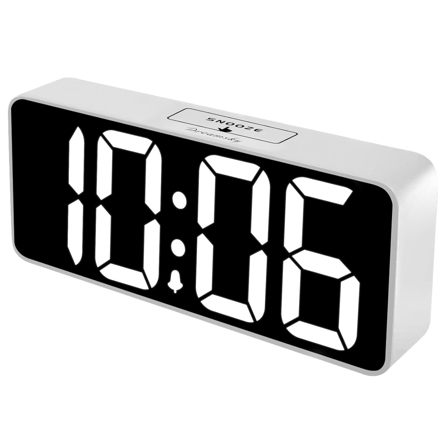 DreamSky DreamSky Large Digital Alarm Clock with Big Numbers for Seniors 9 Inch Jumbo Display Fully Dimmable USB Ports Adjustable Alarm Volume