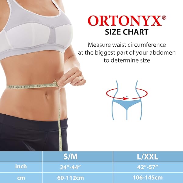ORTONYX ORTONYX Ergonomic Umbilical Hernia Belt for Men and Women Abdominal Support Binder with Compression Pad for Hernia Recovery OX353-L/XXL - View 4 of 7