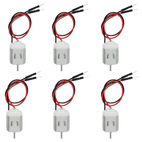 Gikfun Buy Gikfun 1.5V-6V Type 130 Mini DC Motors for Arduino DIY Projects - Pack of 6