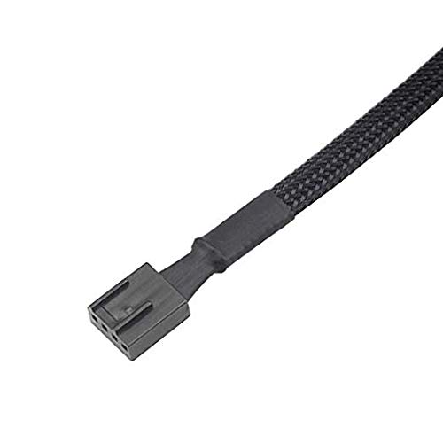 Easycargo Easycargo 30cm Case Fan Extension Cable PWM 3 Pin 4 Pin Power Extension for PC Cooling 1-Pack - View 4 of 5