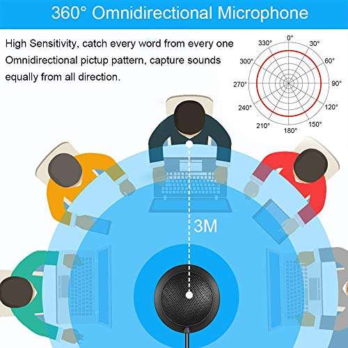 TKGOU TKGOU USB Microphone for PC & Laptop: Plug & Play Omnidirectional Mic for Zoom, Skype, Online Meetings & Recording - View 4 of 4