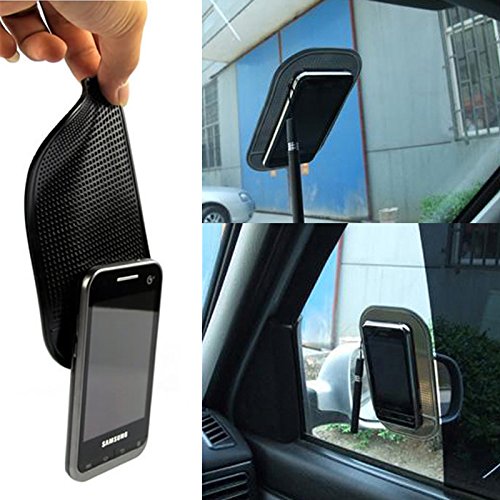 Bysameyee Bysameyee 5-Pack Non Slip Car Dashboard Mat Extra Thick Anti-Slide Pad for Radar Detector Cell Phone Keys GPS and More - View 6 of 8