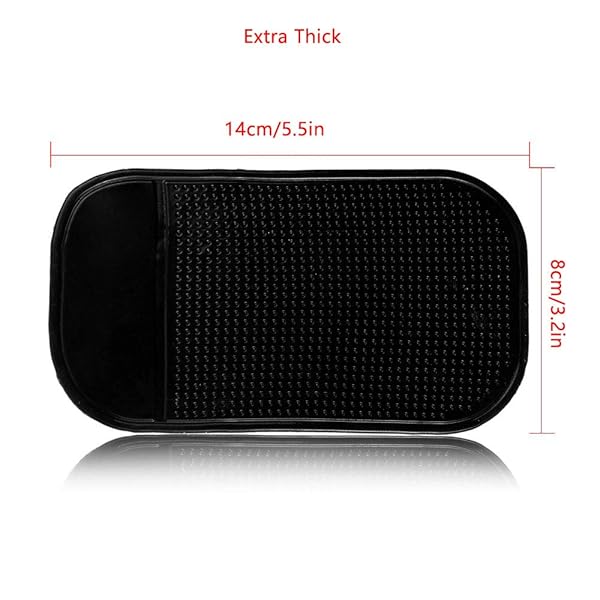 Bysameyee Bysameyee 5-Pack Non Slip Car Dashboard Mat Extra Thick Anti-Slide Pad for Radar Detector Cell Phone Keys GPS and More - View 7 of 8