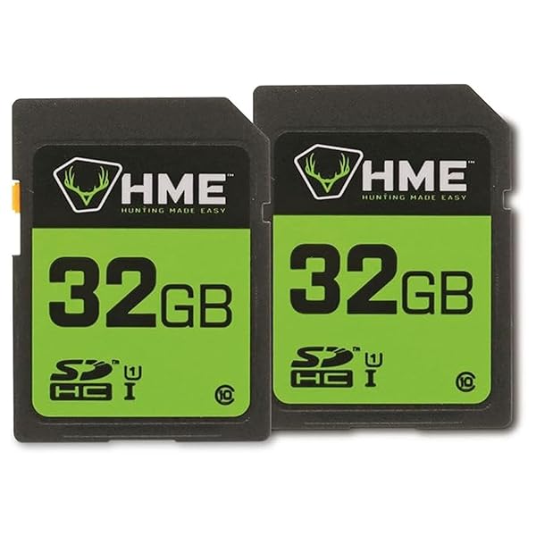 HME HME SD Cards 32GB 2 Pack Compact Durable Reliable High Speed Memory Cards for SDHC Slot Devices