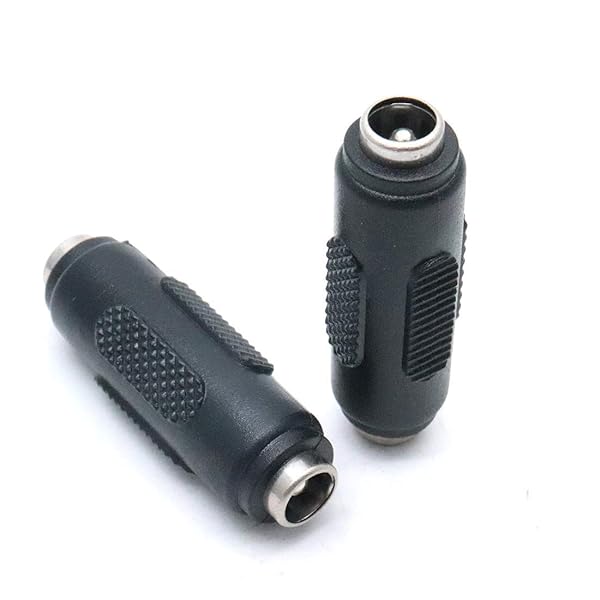 Eilumduo Hxchen 10Pcs DC Female to Female Power Jack Connector Adapter 2.5x5.5mm Ideal for CCTV Camera Connections - View 4 of 4