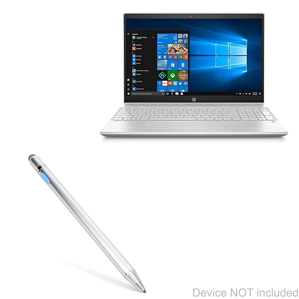 BoxWave BoxWave Stylus Pen for HP Pavilion 15-CS0051 15.6 inch AccuPoint Active Stylus with Ultra Fine Tip Metallic Silver - View 3 of 11