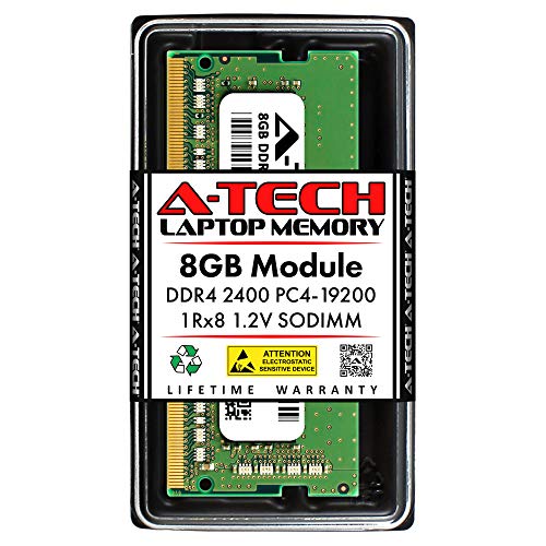 A-Tech ATech 8GB DDR4 2400MHz RAM Replacement for Samsung M471A1K43CB1-CRC 1.2V SODIMM 260-Pin Memory Module