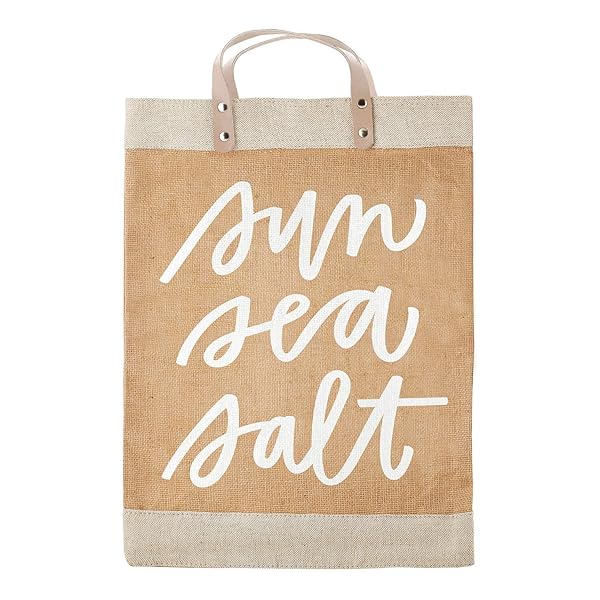 Shop Santa Barbara Design Studio Large Waterproof Jute Tote Bag - Sun Sea Salt Style