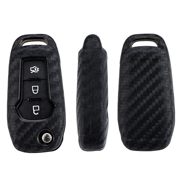 ROYALFOX Royalfox 2/3 Buttons Flip Remote Key Fob Case Cover for 2015-2019 Ford F150 F250 Focus Escort Kuga Everest Fiesta Mustang Edge Ranger - View 7 of 8