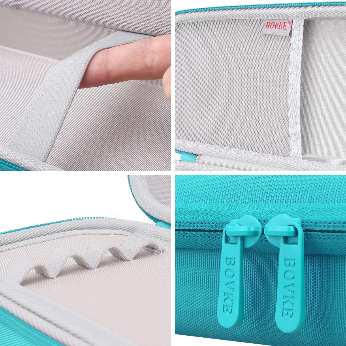 BOVKE BOVKE Hard Stethoscope Case for 3M Littmann Classic III Lightweight II S E Cardiology IV MDF Acoustica Deluxe Extra Room Turquoise - View 4 of 9