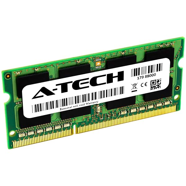 A-Tech A-Tech 8GB DDR3 RAM Replacement for Crucial CT8G3S160BM 1600MHz PC3L-12800 SODIMM Memory Module 204-Pin 1.35V - View 6 of 7